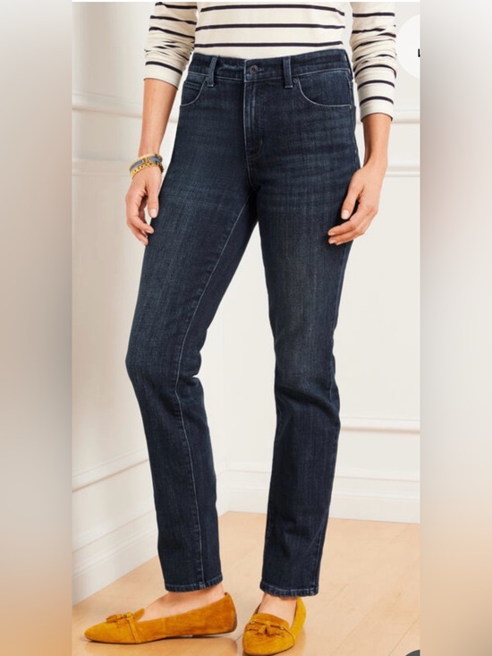 Talbots Denim - Women’s Petite TALBOTS  Straight Leg Florence Wash High-Rise Jeans Size 12P